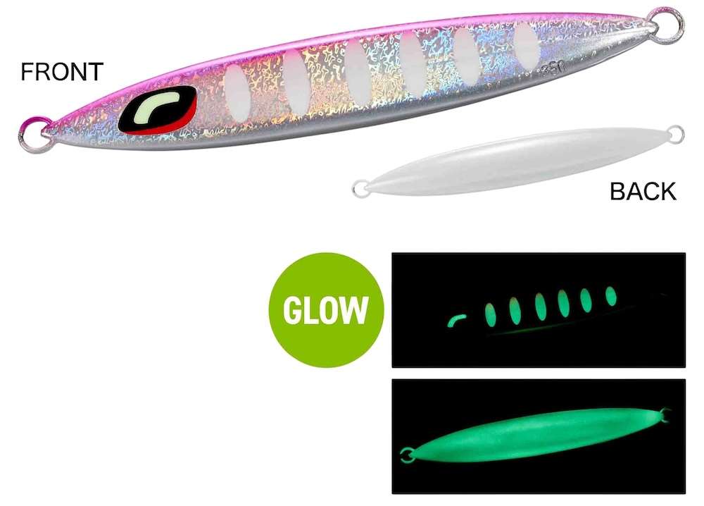 Shimano Ocea Sardine Waver Jig - 130g Pink Silver Glow Shimano Ocea Sardine Waver Jig - 130g Pink Silver Glow