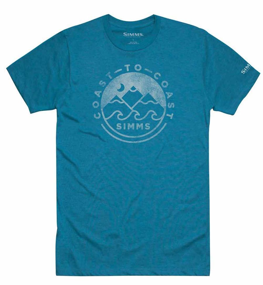 Simms Coast to Coast T-Shirt - XL - TackleDirect