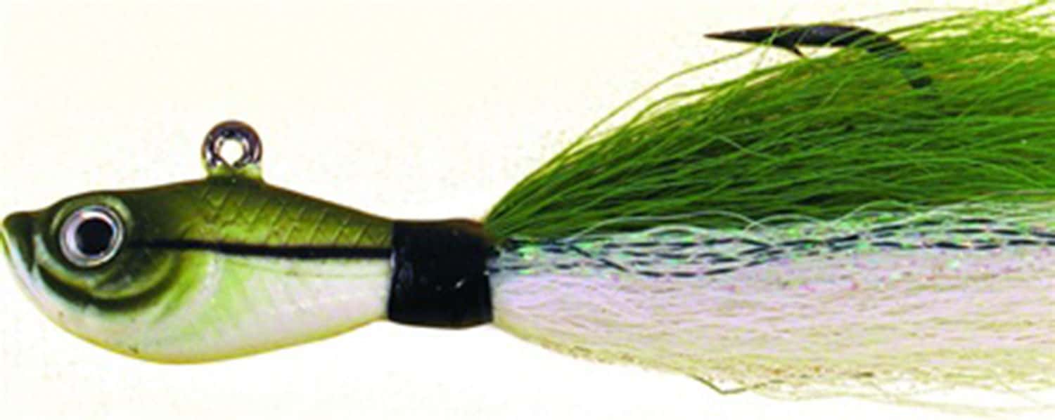 SPRO Prime Bucktail Jig - 4oz - Sand Eel Green