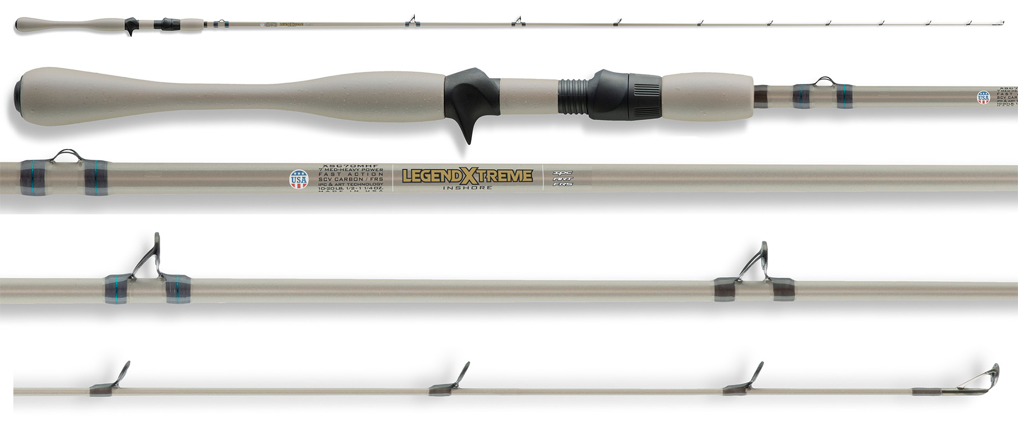 St. Croix Legend Xtreme Inshore Spinning and Casting Rods