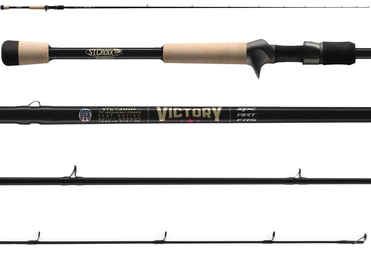 St. Croix VTC71MHF Victory Bass Casting Rod - TackleDirect