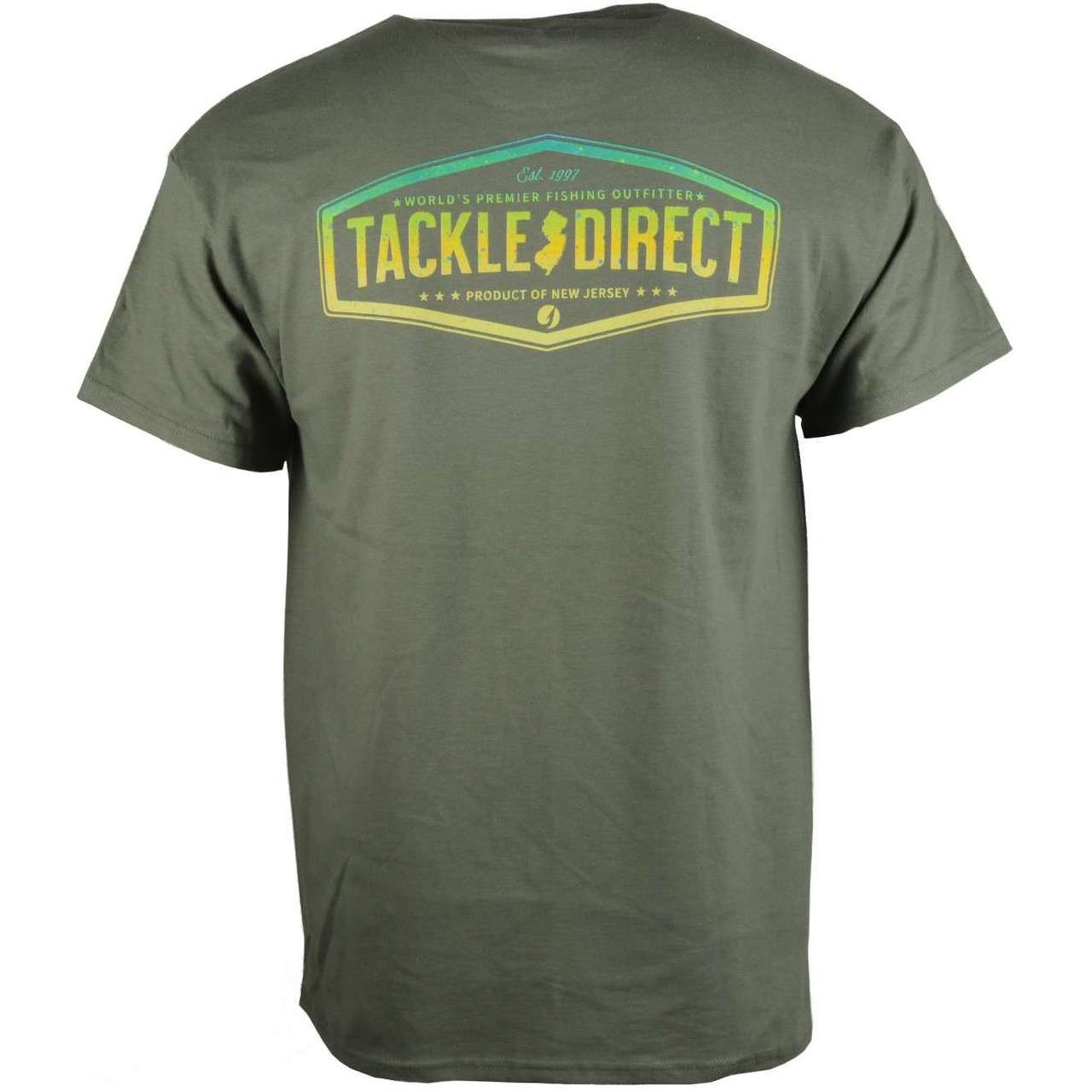 TACKLEDIRECT Dorado Badge Short Sleeve T-Shirt - Military Green - Medium