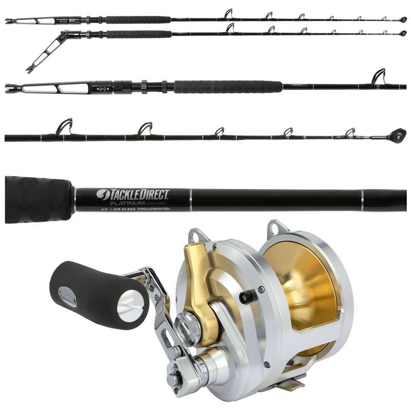 SHIMANO Talica 50II / TackleDirect TDPS645080WTSIN-Terminator Standup Combo