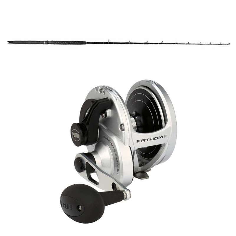 PENN Fathom II 60NLDHS / TackleDirect TDPS703050SIN Kingfish Combo