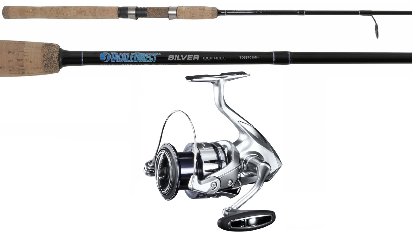 Shimano Stradic FL ST4000XGFL / Silver Hook TDSS701MH Inshore Combo