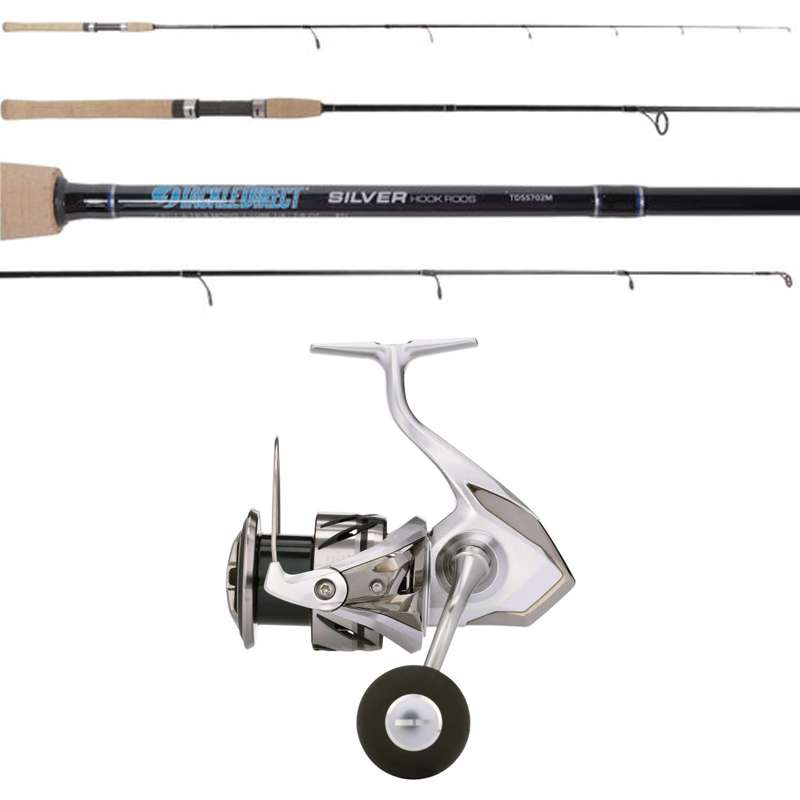 SHIMANO Stradic FM STC5000XGFM / Silver Hook TDSS702MH Travel Combo