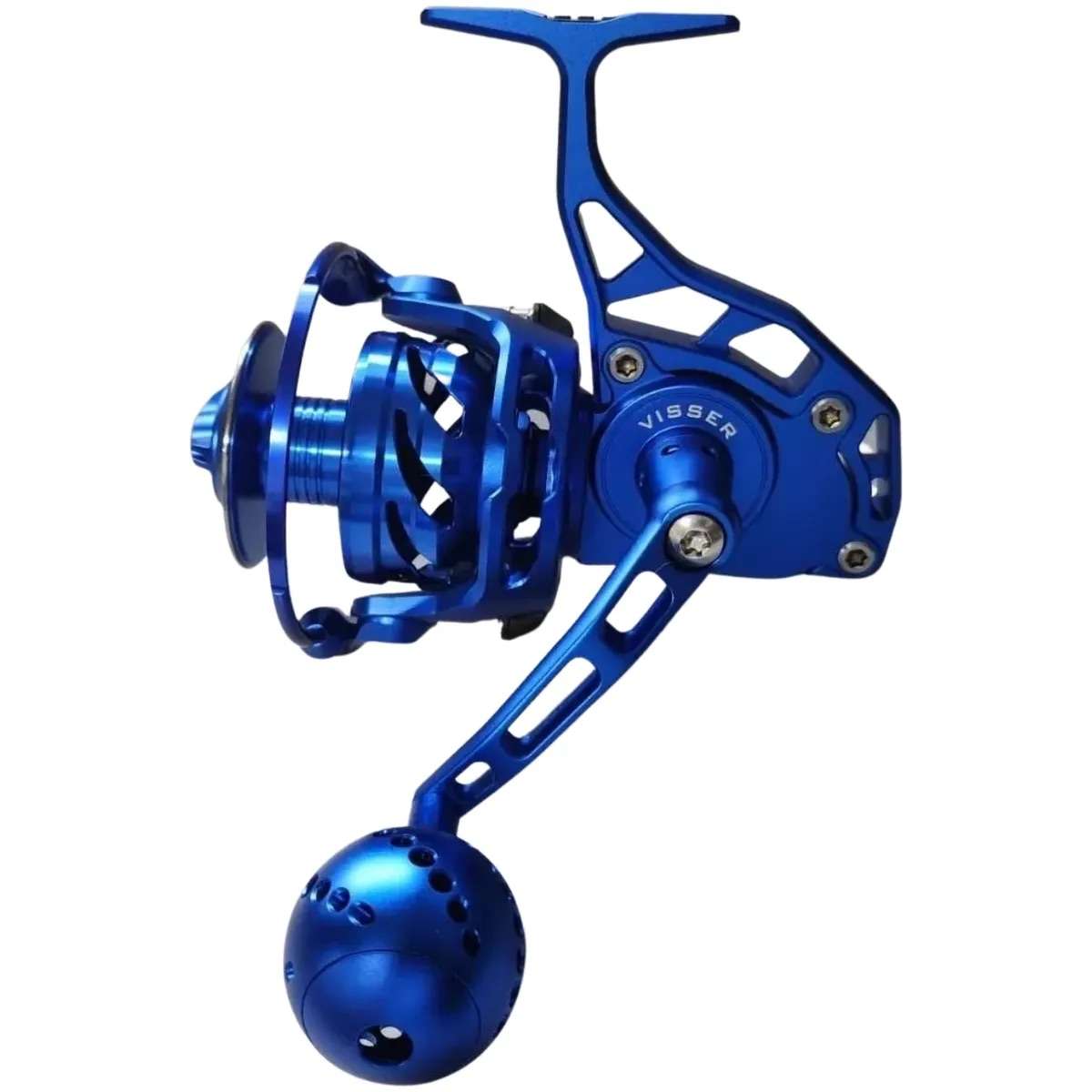 Visser Spinning Reels - No. 4 - Blue - TackleDirect
