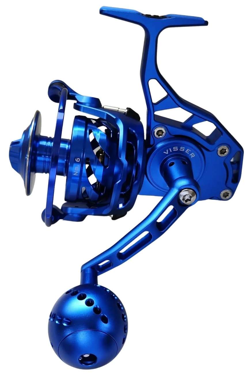 Visser Spinning Reels - No. - 6 Blue - TackleDirect