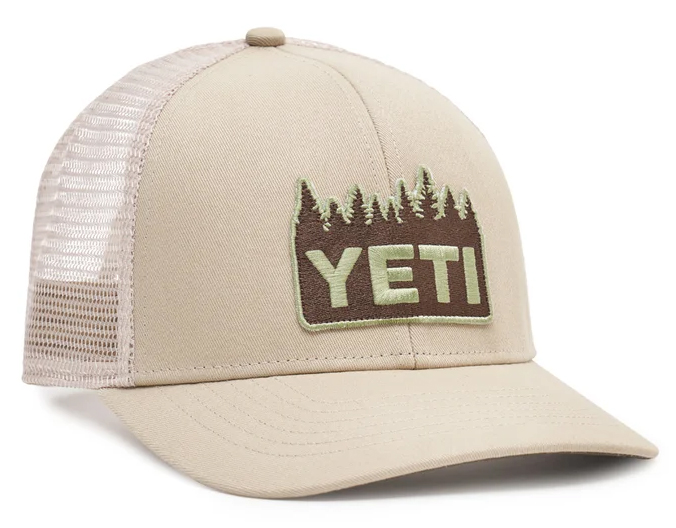 YETI Treeline Trucker Hat - Cream - TackleDirect