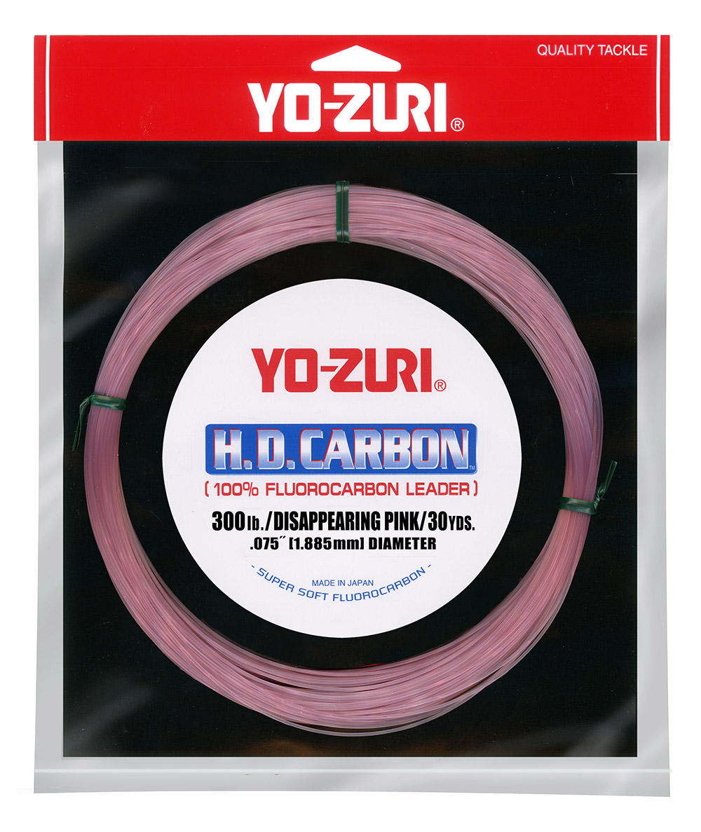 Yo-Zuri HD Carbon Disappearing Pink Fluorocarbon Leader Line