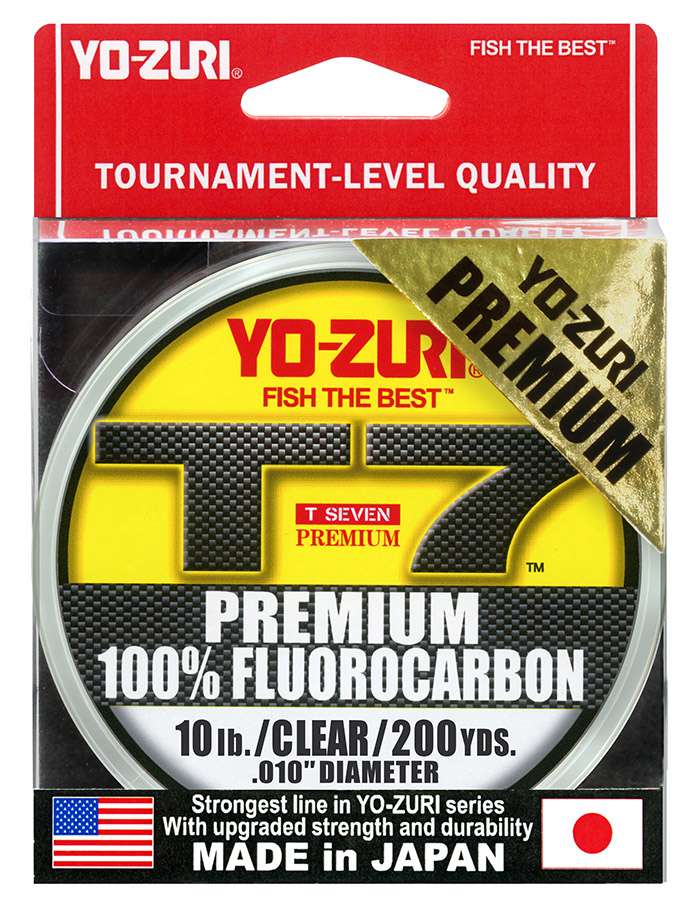 YO-ZURI T7 Premium Fluorocarbon - 200yds - 10lb