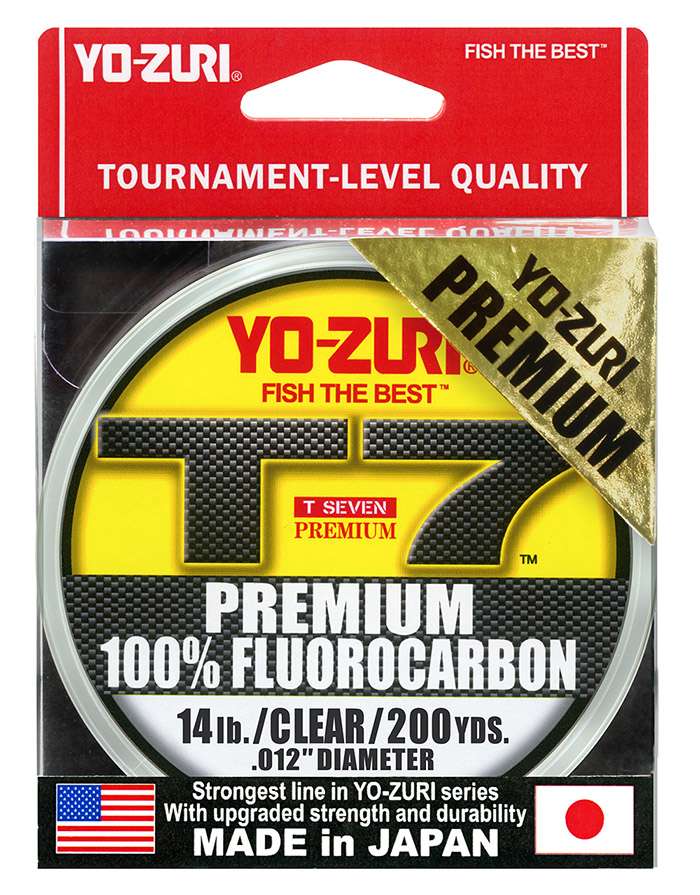 YO-ZURI T7 Premium Fluorocarbon - 200yds - 14lb