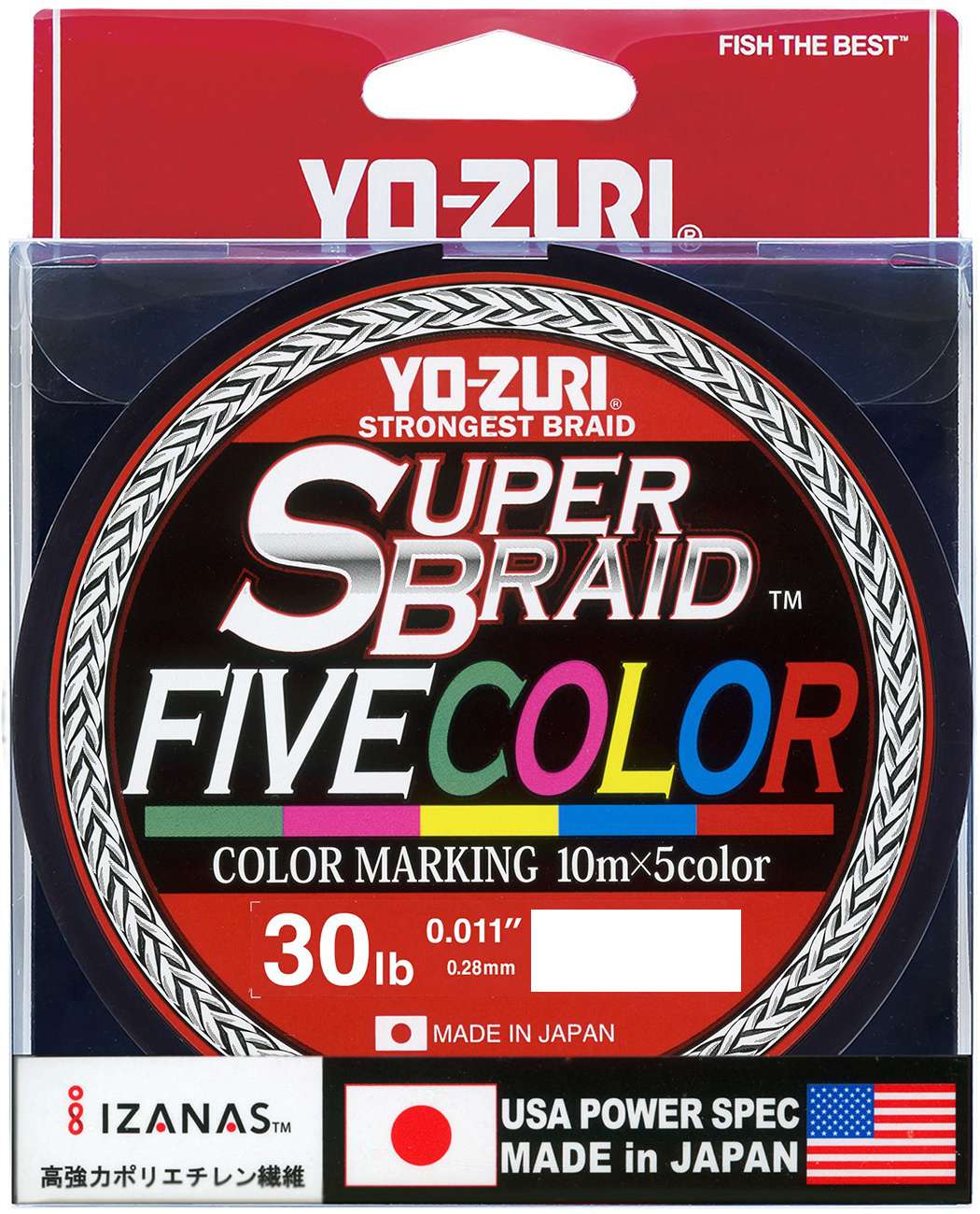 Yo-Zuri H.D. Fluorocarbon Fishing Leader Line - 100 Yard Pink Wrist Spool, 20 Lb Test, Super Invisible