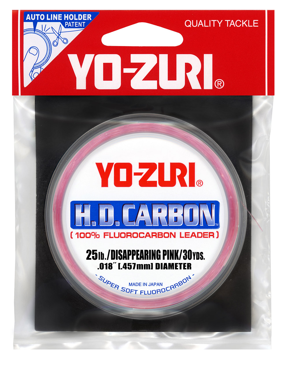 25-Pound Yo-Zuri 100-Yard Fluorocarbon Leader Line Pink 
