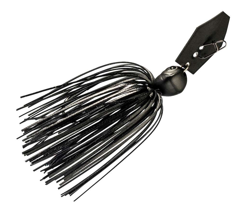 HARBS様 Z-Man Evergreen Chatterbait Jack Hammer - 1/2oz - Black Jack