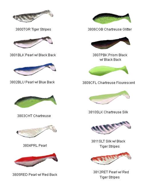 9ers 38 41 inch N.E. Shad Rig Lure - TackleDirect