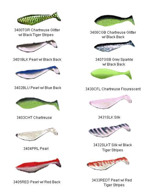 9ers Shad Rig Lures - TackleDirect
