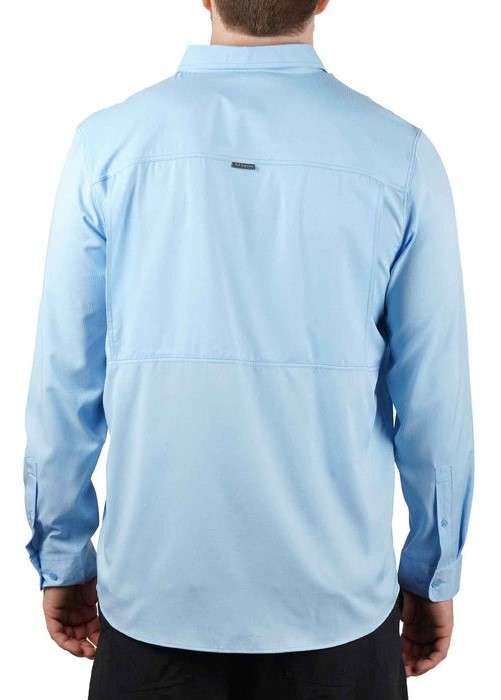 Aftco Palomar LS Vented Fishing Shirt - AB - Medium - TackleDirect