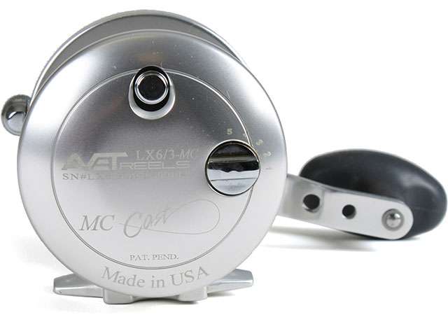 Avet LX 6/3 MC 2-Speed Lever Drag Casting Reel Left-Hand Silver
