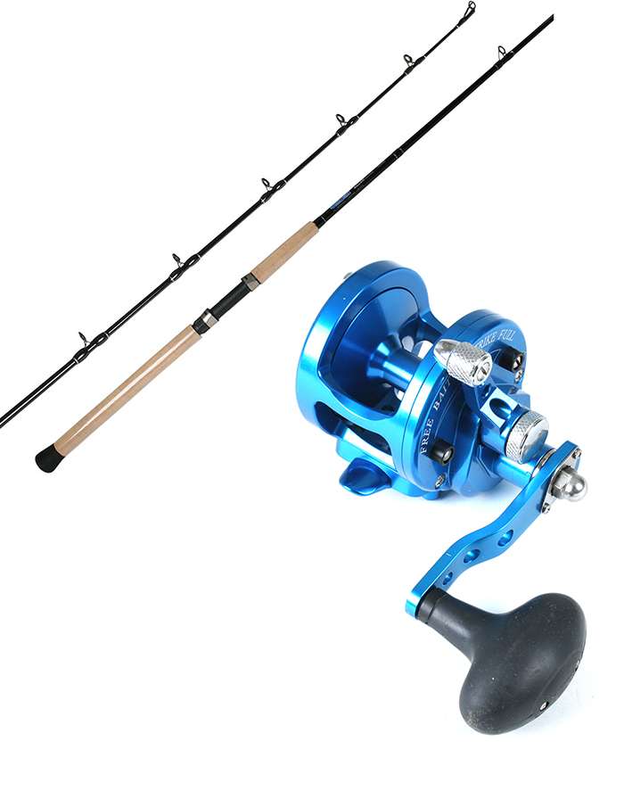 Avet MXJ5.8 Reel TDSSC701MHT Silver Hook Rod Combo TackleDirect