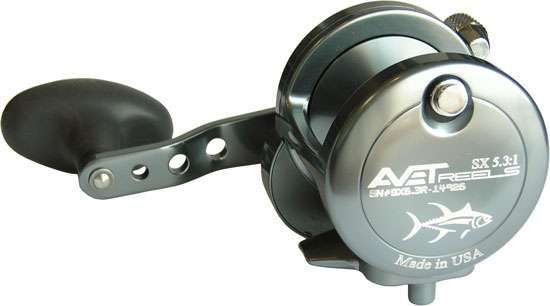 Avet SX 5.3 Single Speed Lever Drag Casting Reel Gunmetal Grey