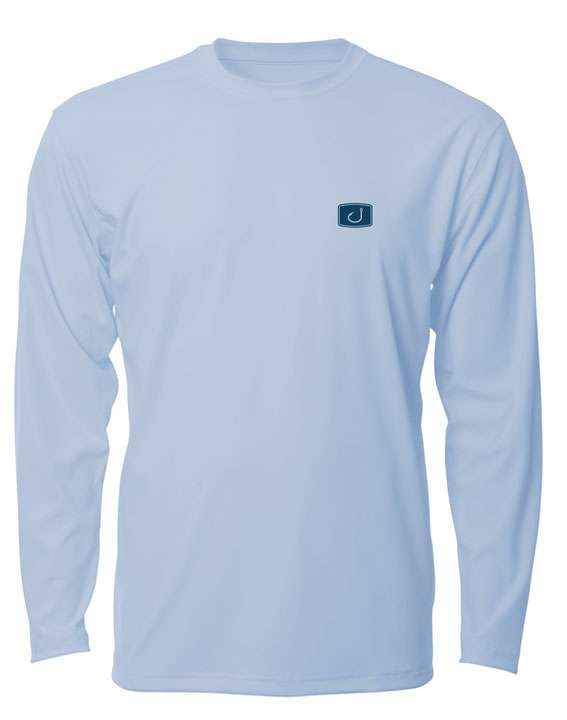 River Blue Size M $39.99 MSRP AVID Sportswear Core AVIDry Long Sleeve Shirt 