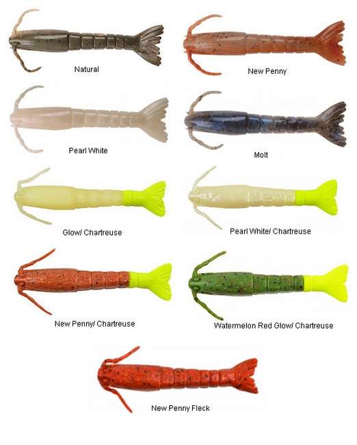 Brand New - Berkley Gulp 2 Shrimp Soft Plastic Fishing Lure