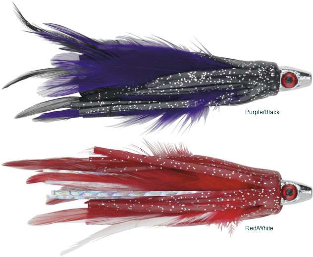 Boone Feather Trolling Jig 1/4oz 4in 2pk - TackleDirect