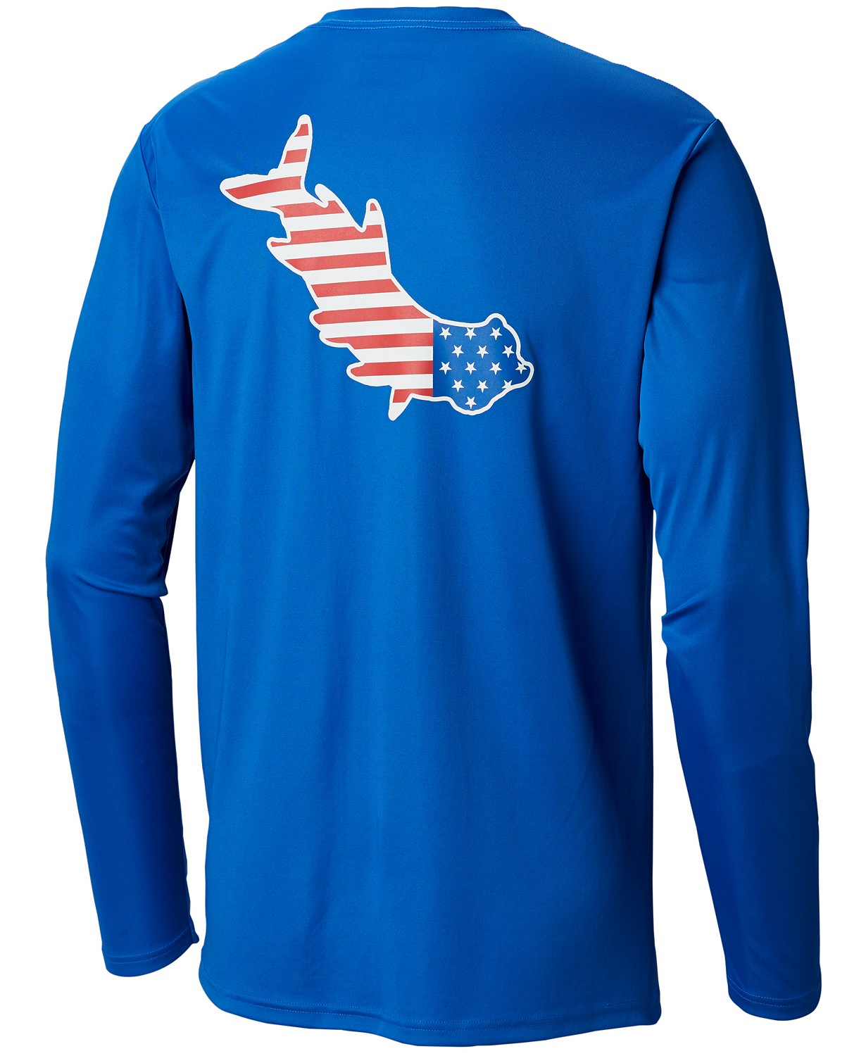 Columbia PFG TT Americana Fish Long Sleeve Shirt - TackleDirect