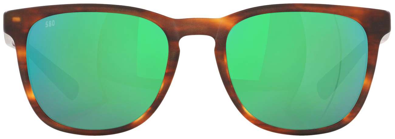 Costa Sullivan Sunglasses - Matte Tortoise/Green Mirror 580G