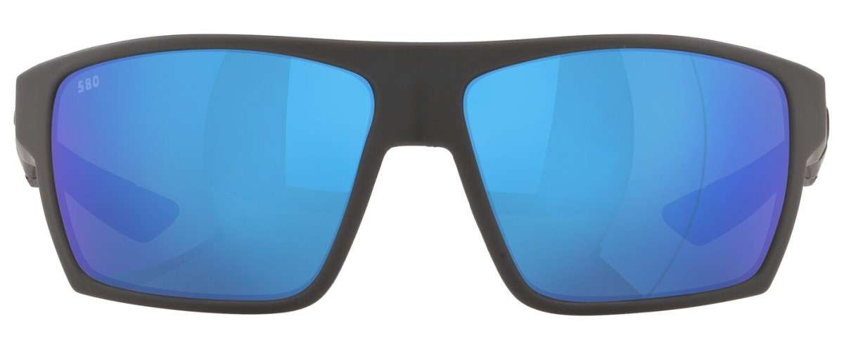 Costa Bloke Sunglasses - Matte Gray/Blue Mirror 580G - TackleDirect