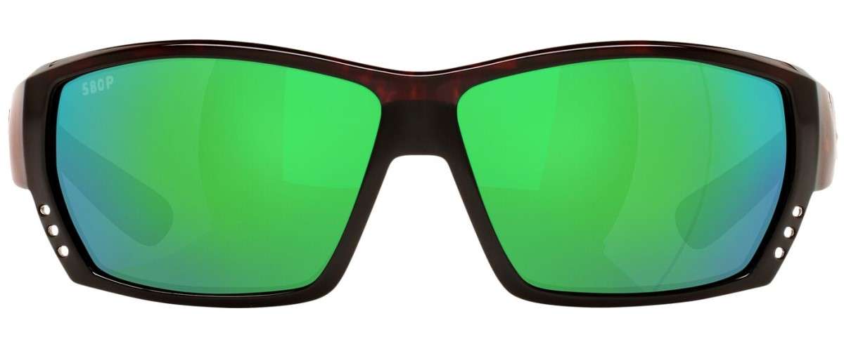 Costa Tuna Alley Sunglasses Tortoise Green Mirror 580P - TackleDirect