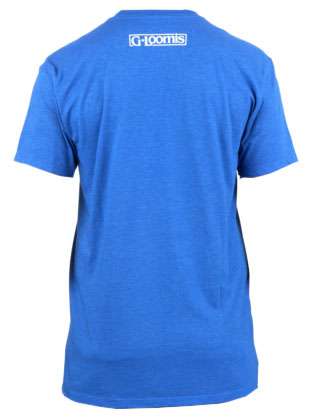 G Loomis Short Sleeve Cotton T-Shirt - Royal Blue - S - TackleDirect