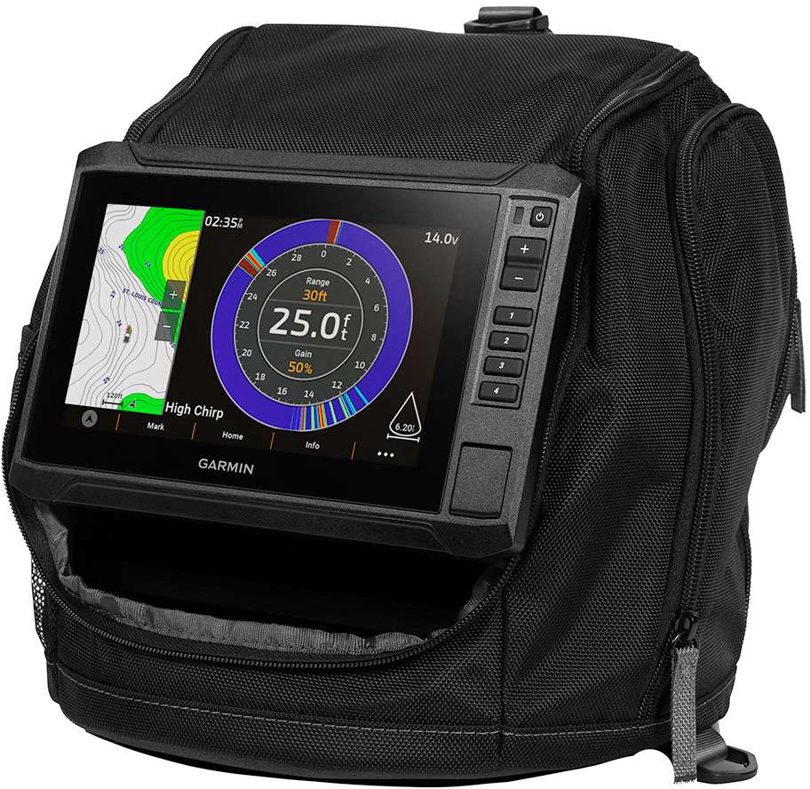 Garmin 010-02684-35 ECHOMAP UHD2 7 sv Ice Fish Bundle - TackleDirect
