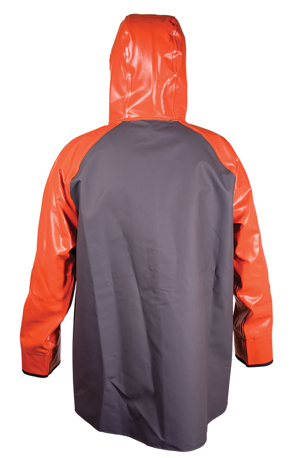 Grundens Hauler Jacket - Orange/Grey - 2XL - TackleDirect