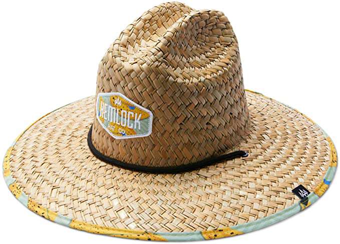 Hemlock Hat Co. Straw Hat - Peel - TackleDirect