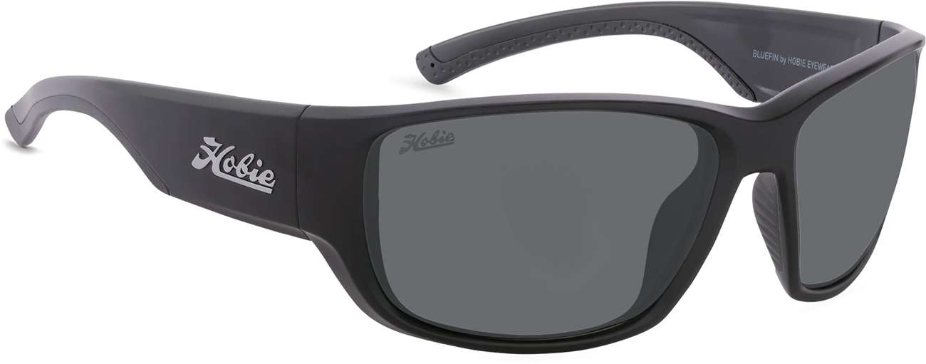 Hobie Bluefin Float Sunglasses Satin Black/Grey TackleDirect
