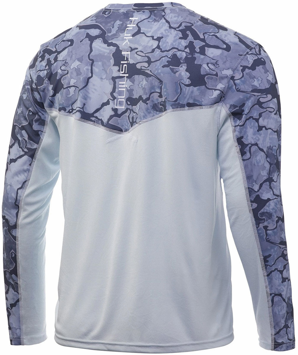 Huk Icon X Camo Long Sleeve Shirt - Eerie - 2X-Large - TackleDirect