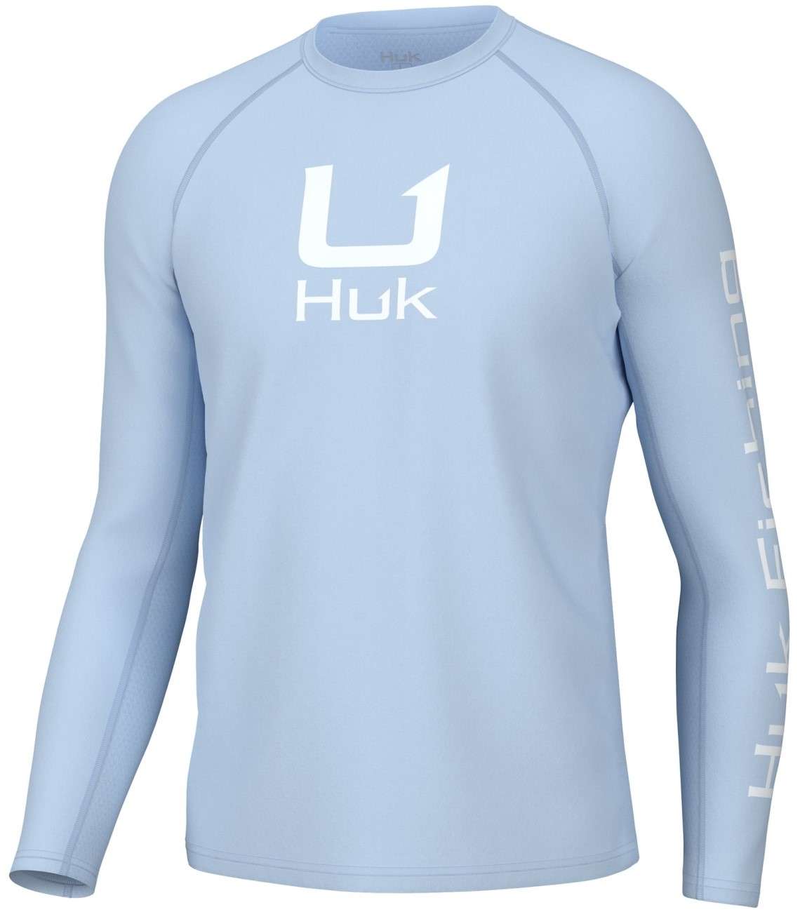 Huk Mens Icon Crew LS Fishing Shirt - TackleDirect