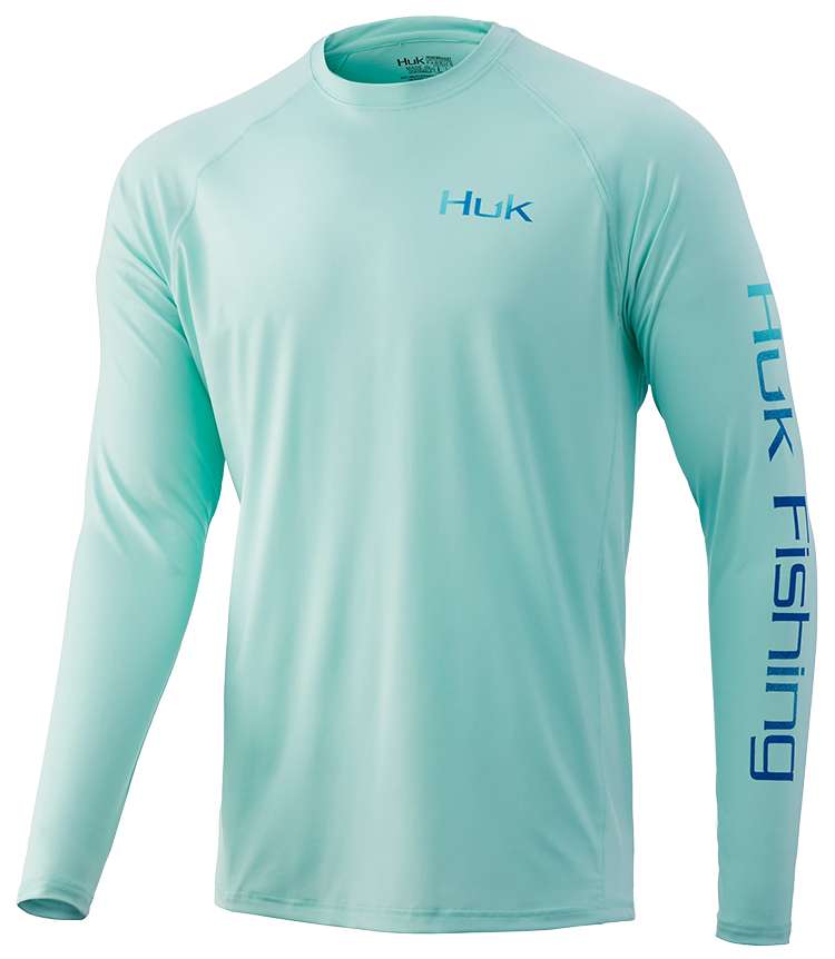 Huk Outfitter Pursuit Long Sleeve Shirt - Seafoam - Medium