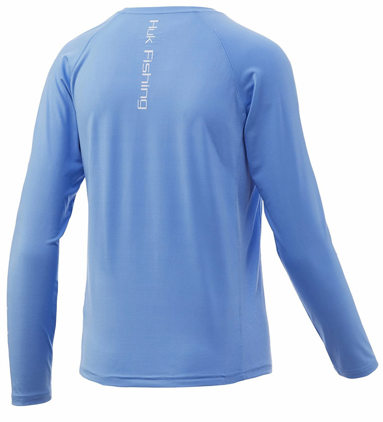 Huk Pursuit Vented Long Sleeve Shirt - Carolina Blue - TackleDirect