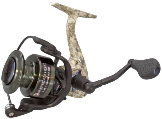 Lew's AHC2060M-2 American Hero Camo Speed Spin Spinning Combo