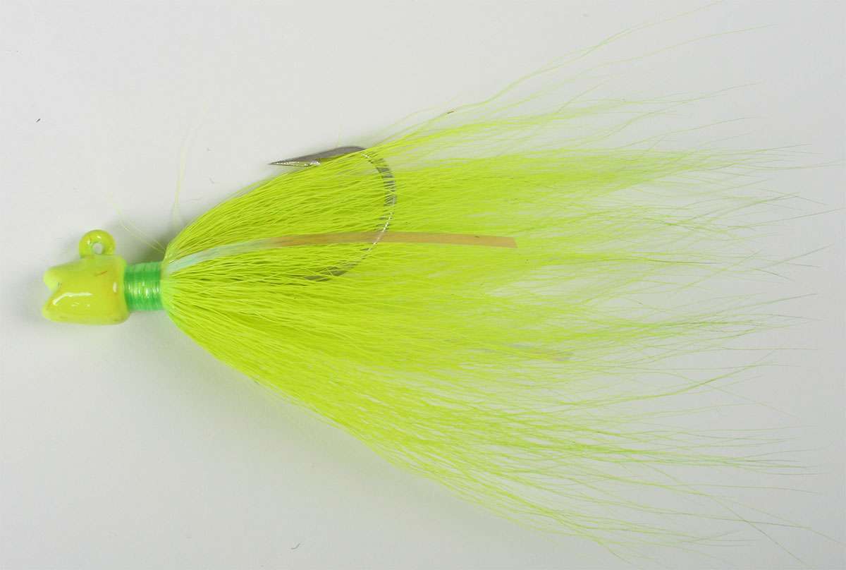 Smiling Bucktail Jig and Eel Eel Color Head 4oz [AASBT-16-5EEL] - $11.99 :  Almost Alive Lures, The best there ever was.
