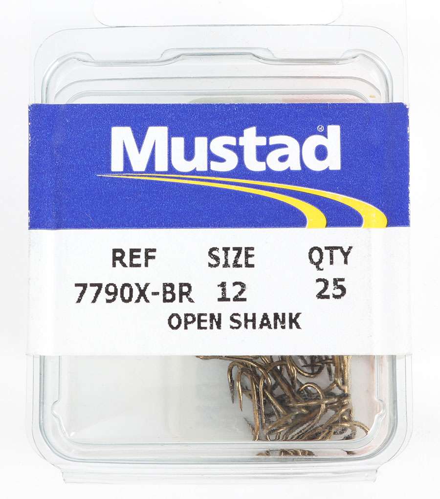 Mustad W3551-20 - Size 2/0 - Bronze Weedless Treble Hooks Weed