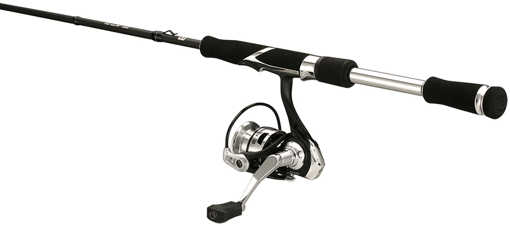 13 Fishing Fate/Creed Spinning Reel and Rod Combo - Medium Power - 6-ft  7-in - Chrome FTCRMCRC67M-2