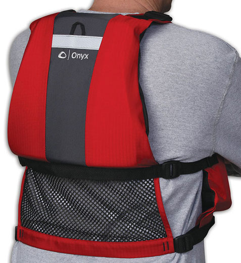 Orange Medium/Large ONYX Move Vent Dynamic Paddle Sports Life Vest 