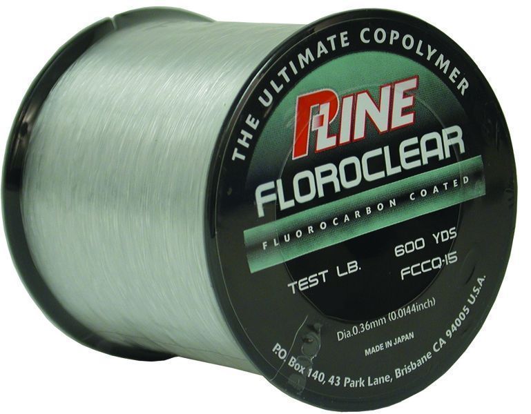 P-Line Floroclear Fluorocarbon Coated Fishing Line 10lb 300yd