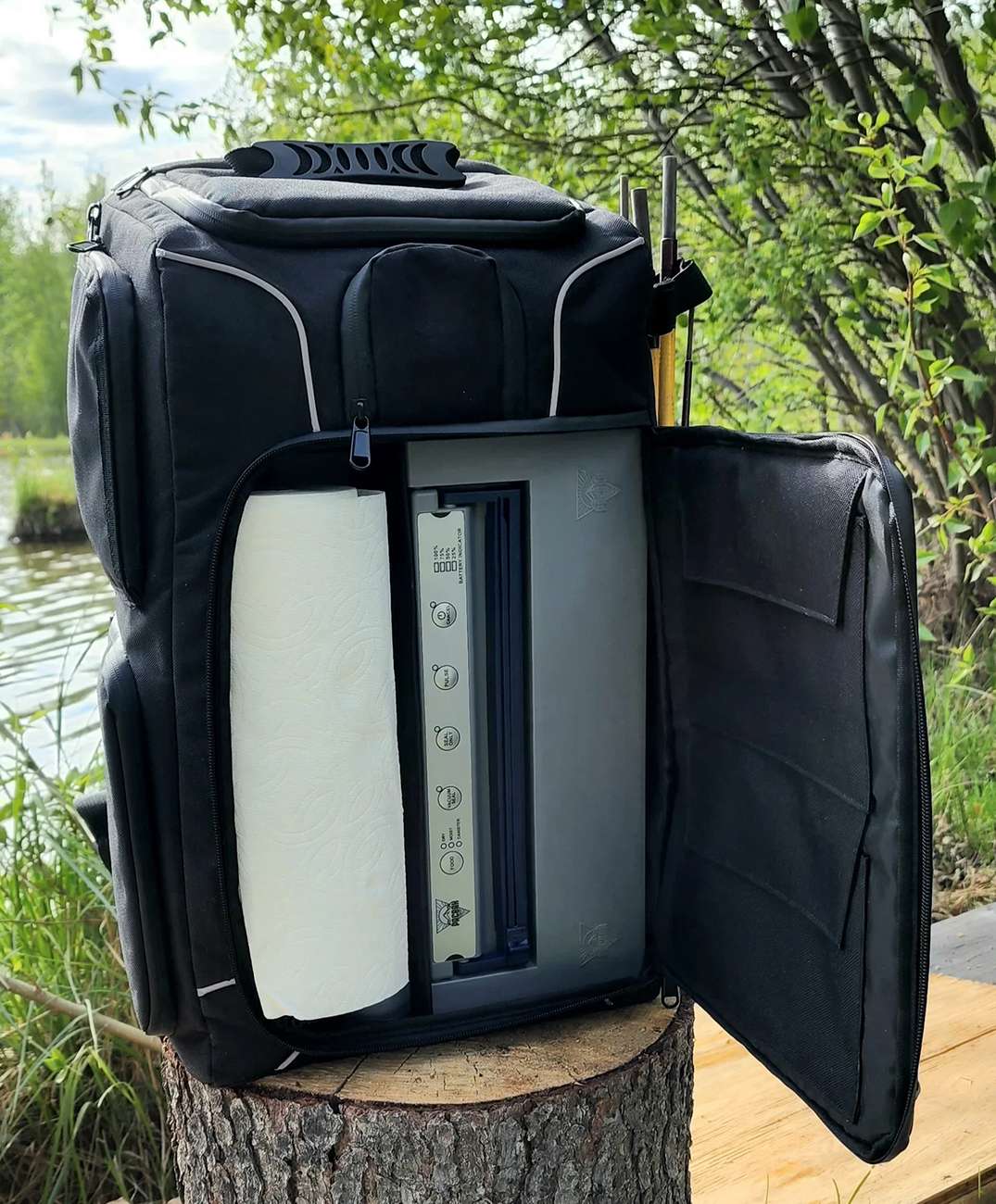 PacBak Byway Backpack & ROAM 18-V Portable Vacuum Sealer Combo