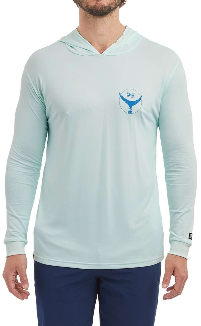 Pelagic Aquatek Tails Up Hooded Shirt - TackleDirect