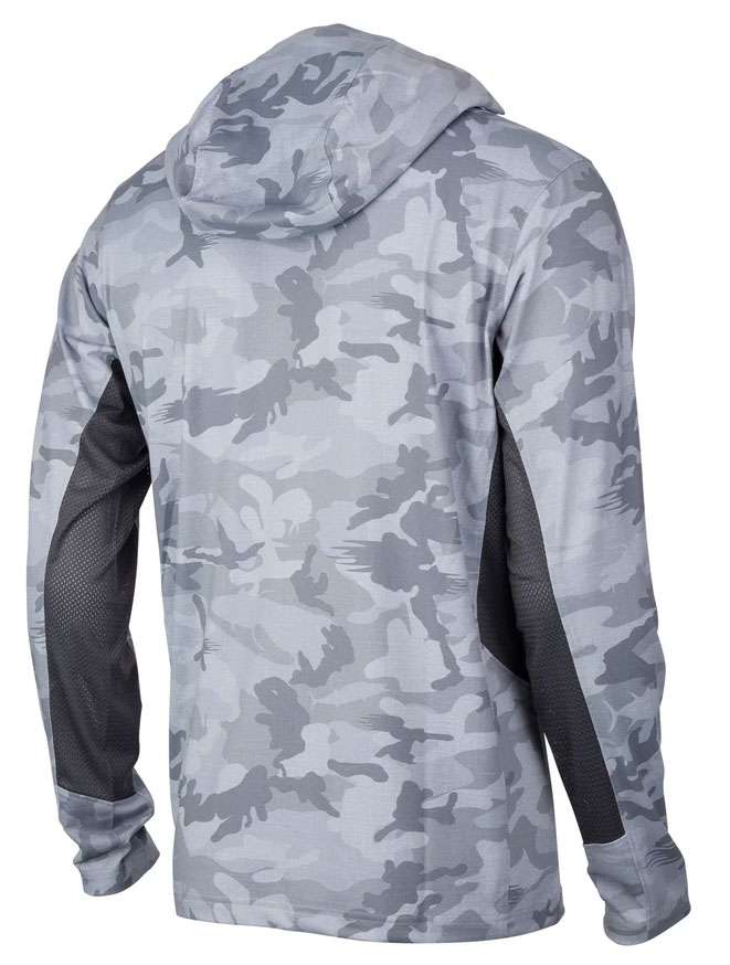Реглан Pelagic Exo-Tech Hooded Fishing Shirt XXL к:light grey (арт